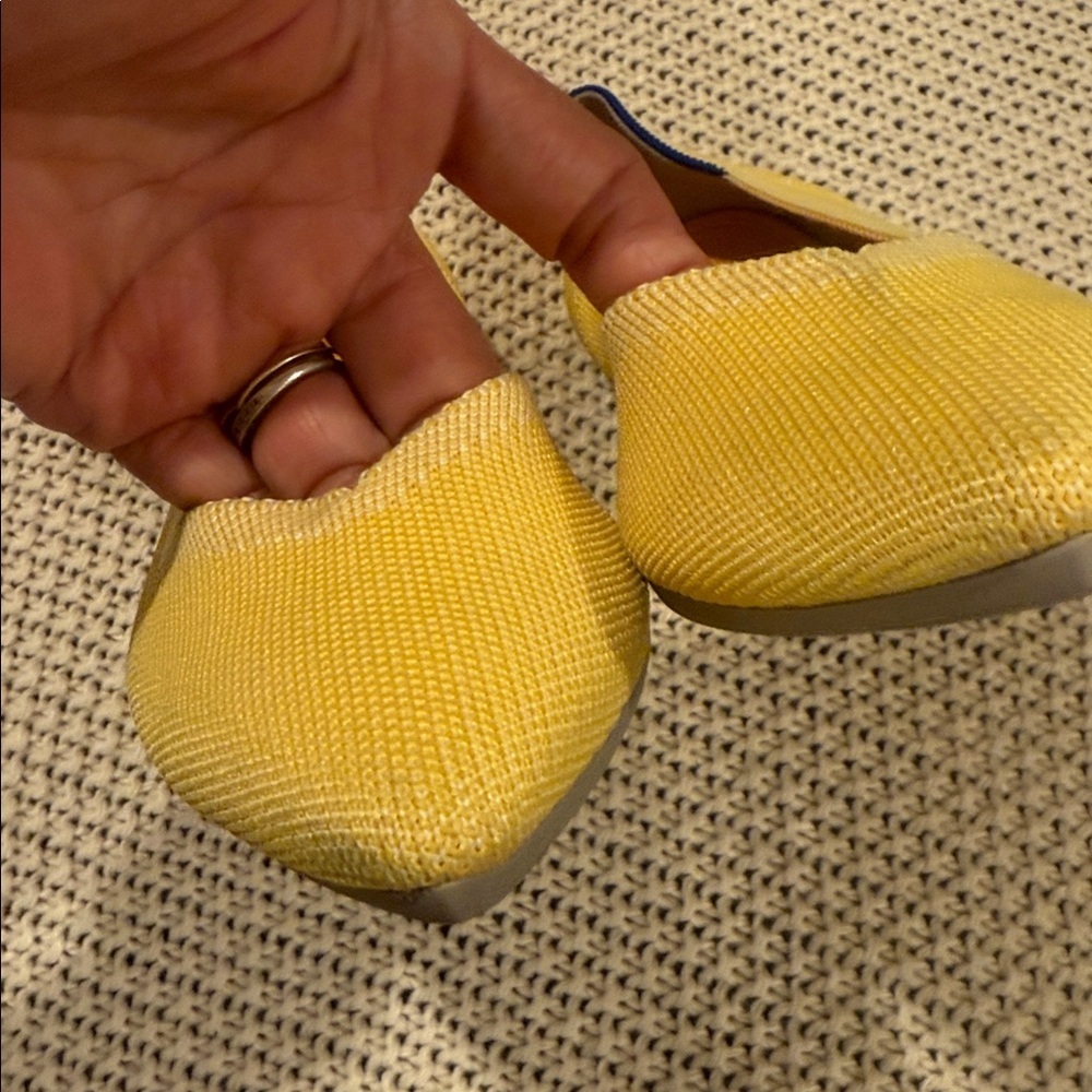 Rothy's Mustard Yellow WOMENS W8/5Pointed Flats - Picture 5 of 11